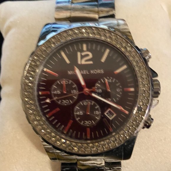 MICHAEL KORS Madison Chronograph Zebra-print Acetate Ladies Watch